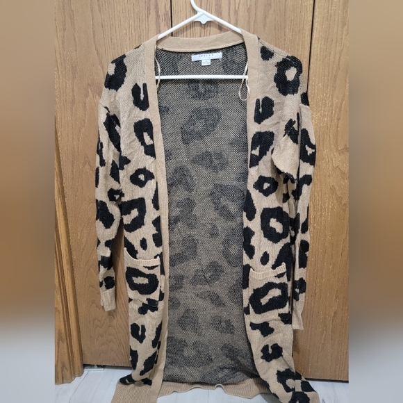 Cheetah Print Cardigan - Picture 1 of 1